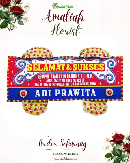 Papan Bunga Ucapan Selamat Dlisenkulon